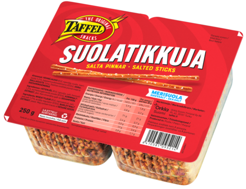 Taffel Salta pinnar 250 g